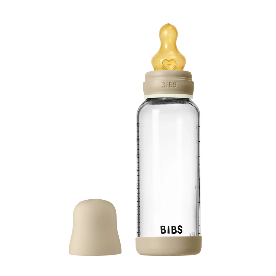 Baby Glass Bottle Glow Set 240ml Latex - Vanilla