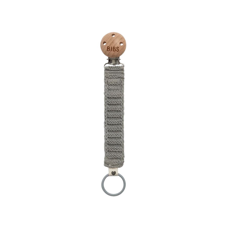 Pacifier Clip Knitted - Cloud