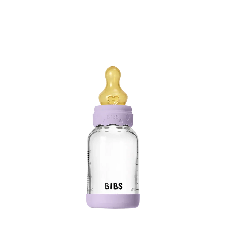 Baby Glass Bottle Boheme Set 120ml Latex - Violet Sky