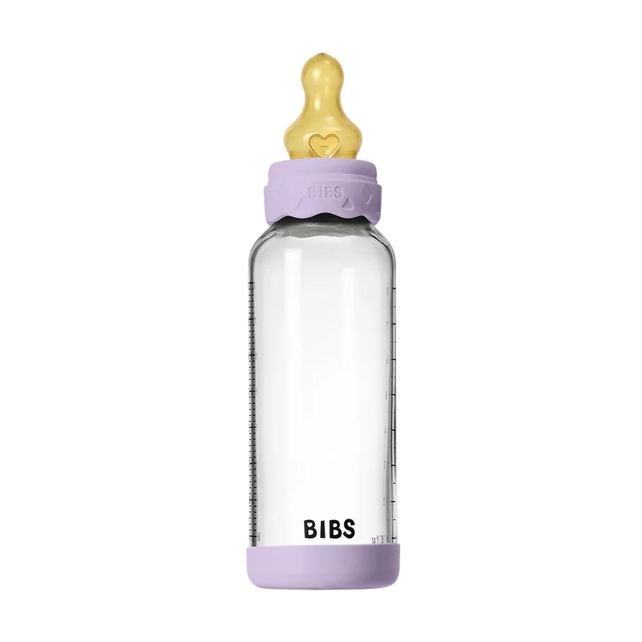 Baby Glass Bottle Boheme Set 240ml Latex - Violet Sky