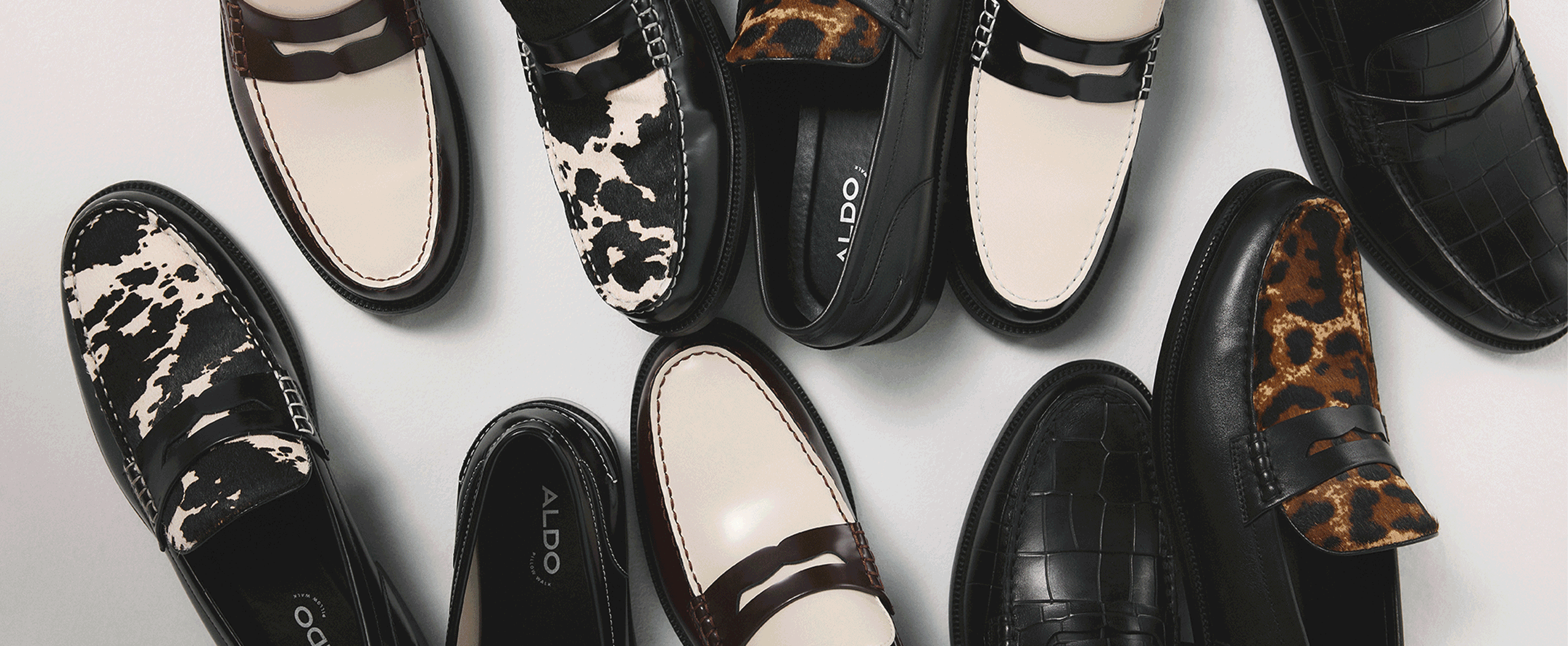 Men's Kieran loafers and women's Seralina slingback heels