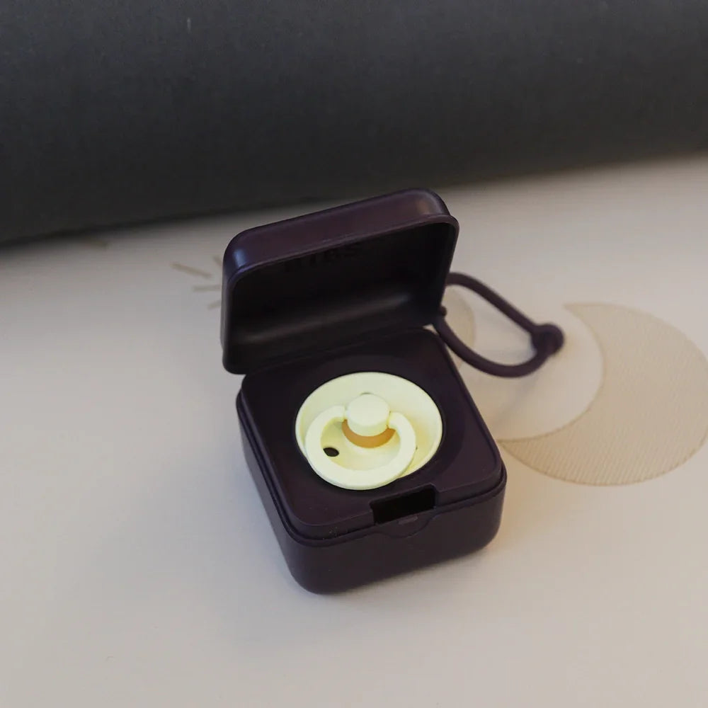 Pacifier Box - Plum