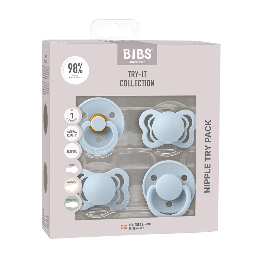New Baby Pacifiers Try-It Collection - Baby Blue