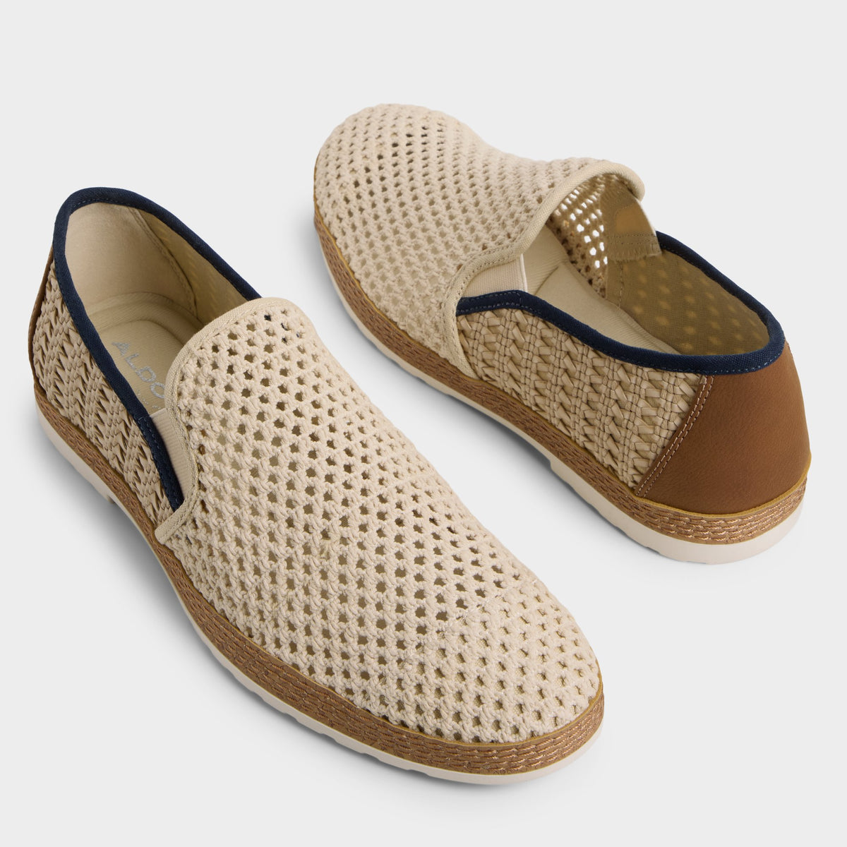 Highlighted view of a pair of Beige Kianou Espadrilles