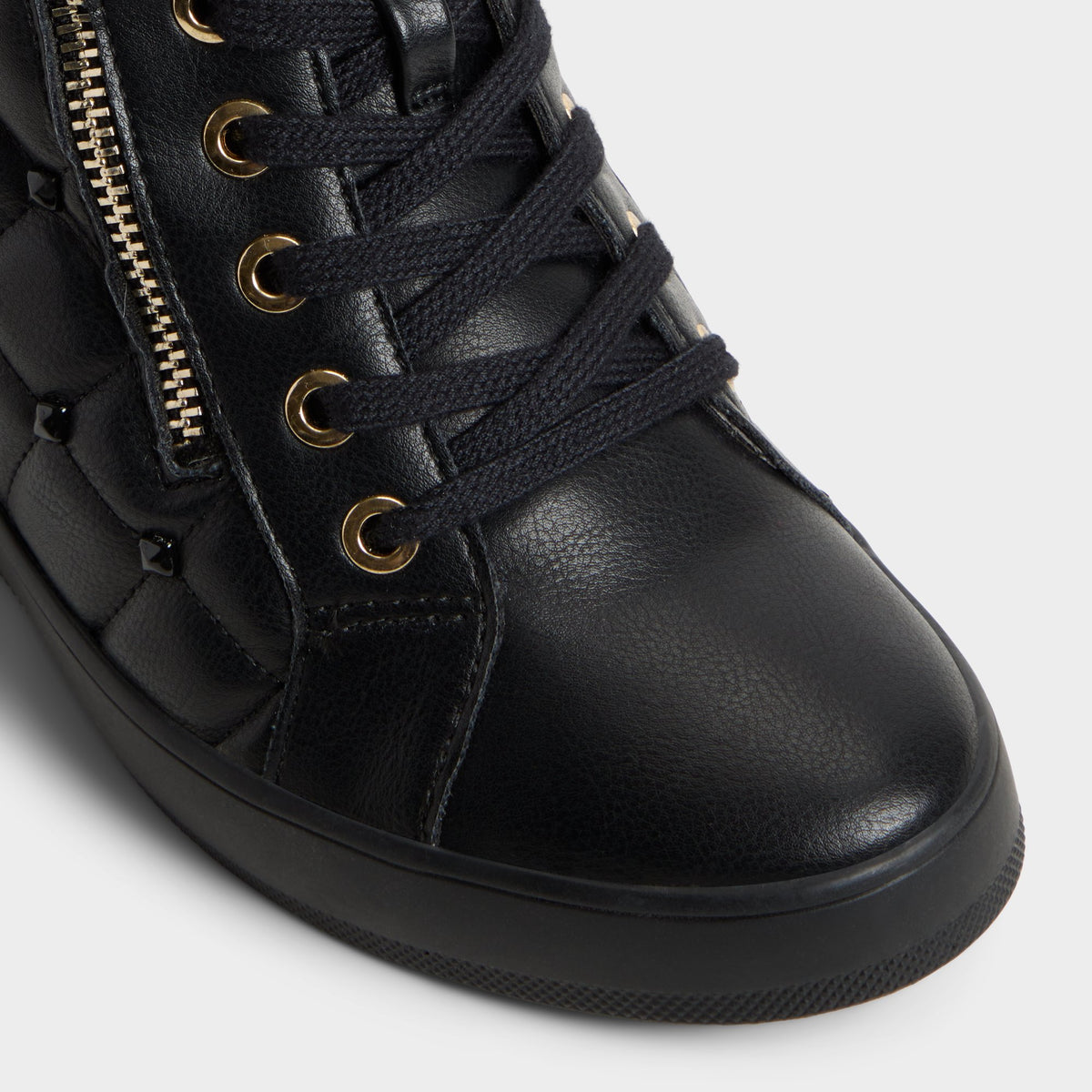 Close-up of the Other black Ailannah High top sneaker