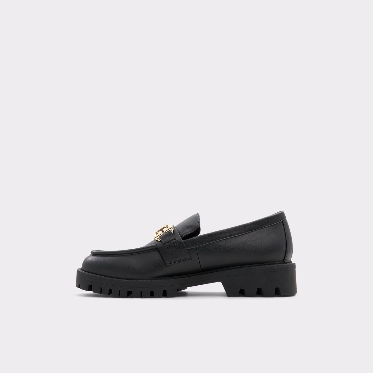 Vue latérale de Noir Tobey Mocassin