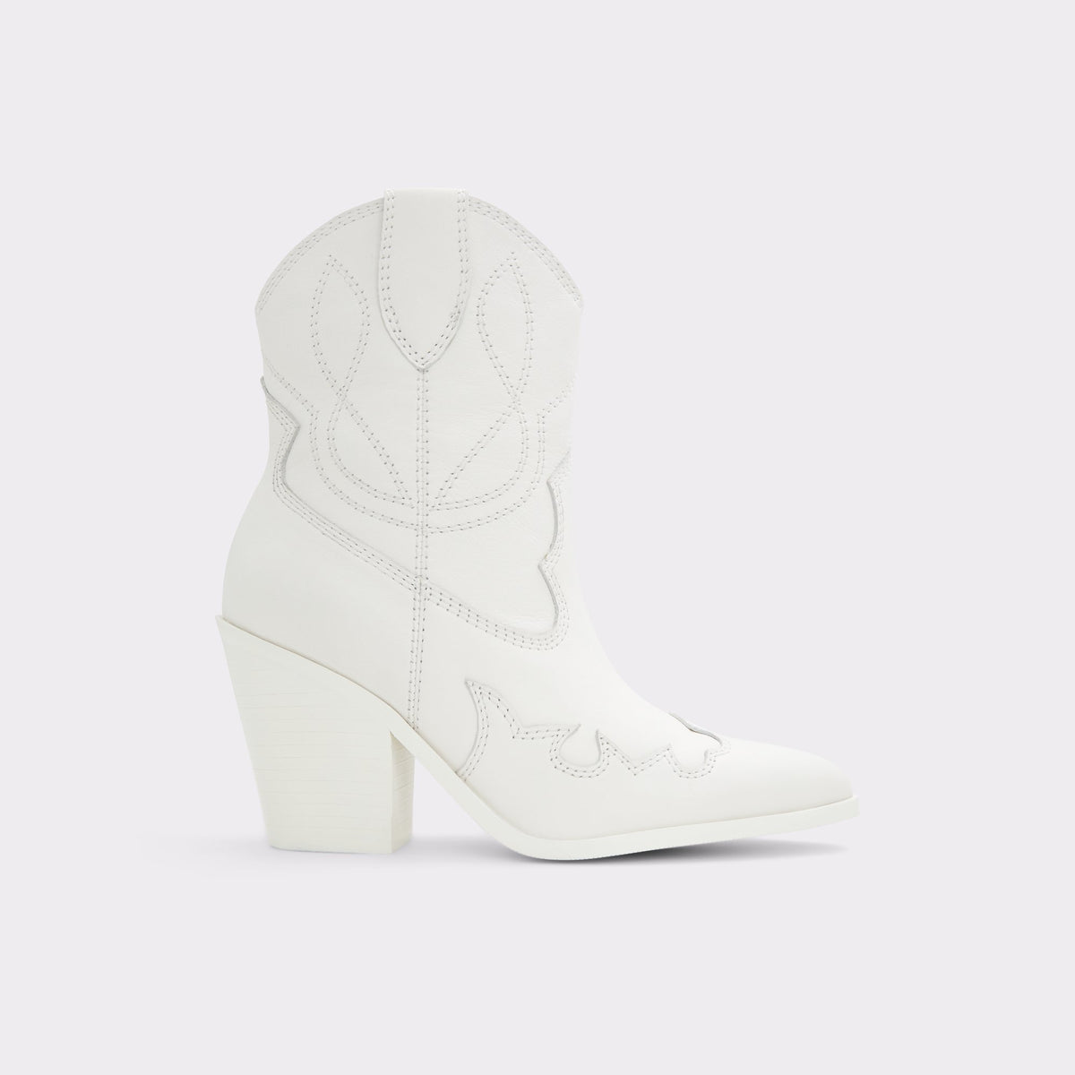 Main View of White Nurodeo Western boot for Womens