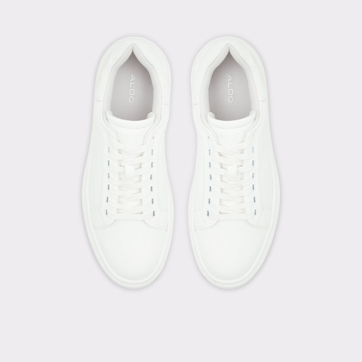 Top-down view of the Other White Wavespec Low top sneaker