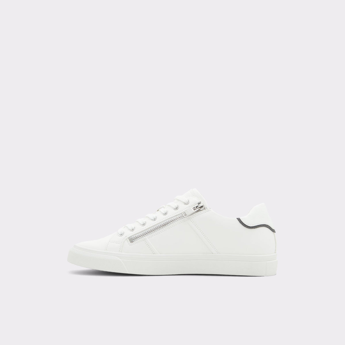 Side view of White Bowsprit Low top sneaker