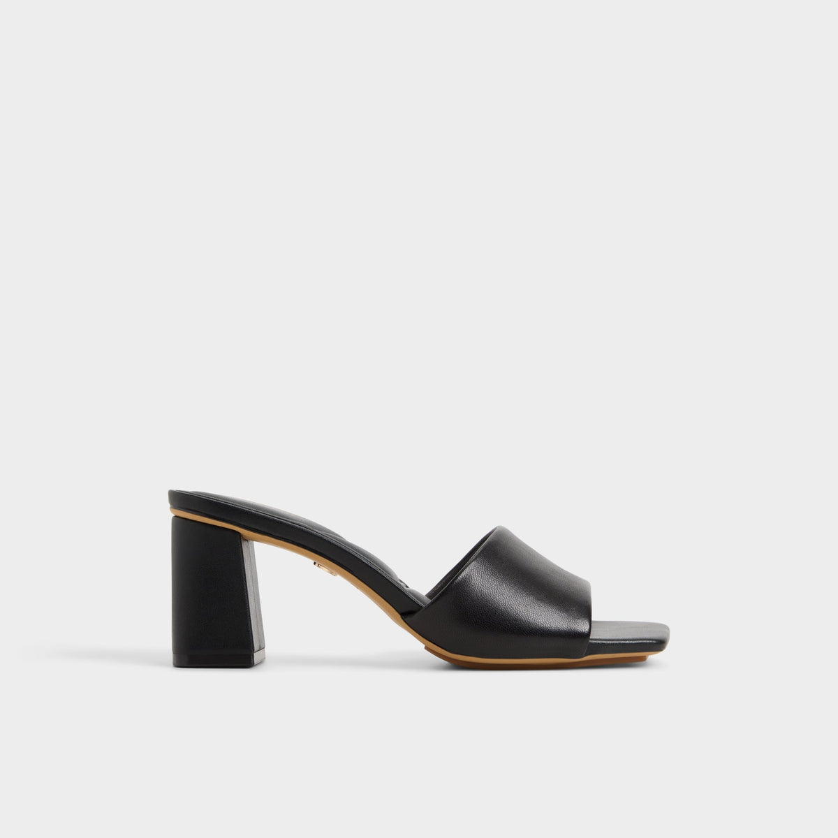 Main View of Black Vidish Black mule for Womens