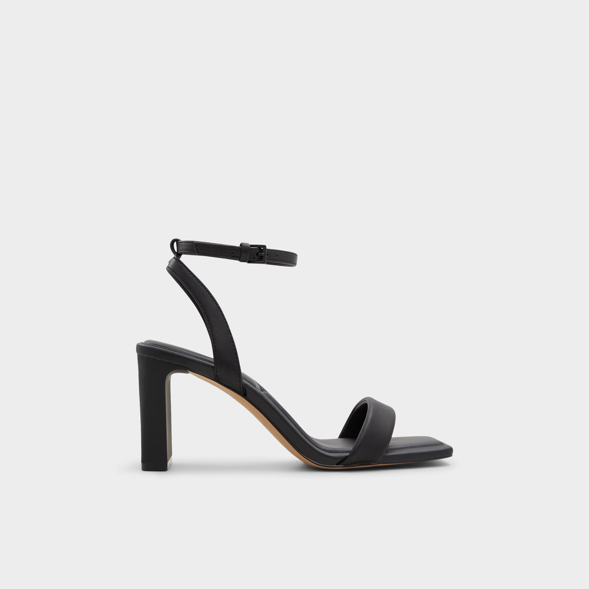 Main View of Black Aurorai Strappy heeled sandal for Womens