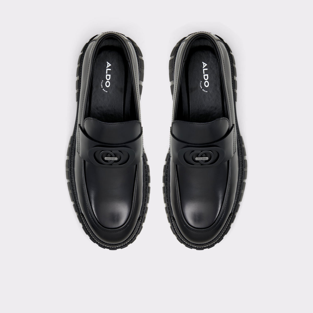 Top-down view of the Black Wes Loafer