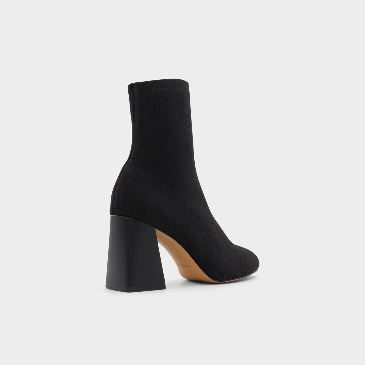 Three-quarter angle of Black Rowallan Ankle boot's back side
