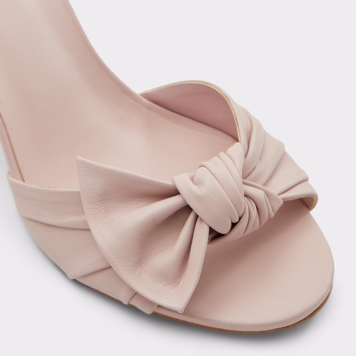 Close-up of the Pink Angelbow Strappy sandal