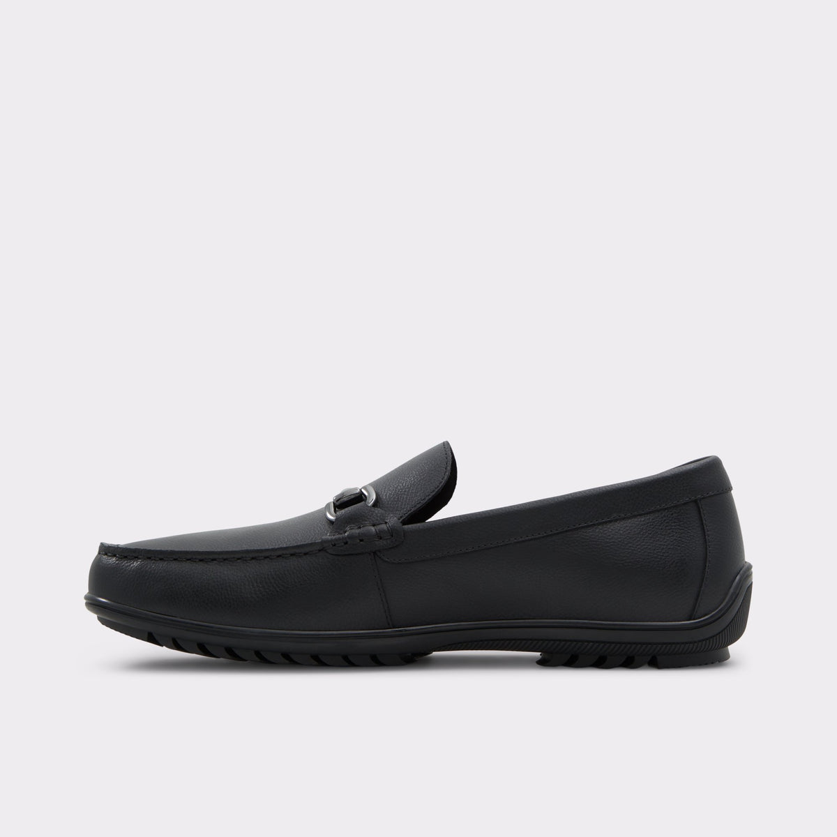 Side view of Open Black Evoke Driving shoe