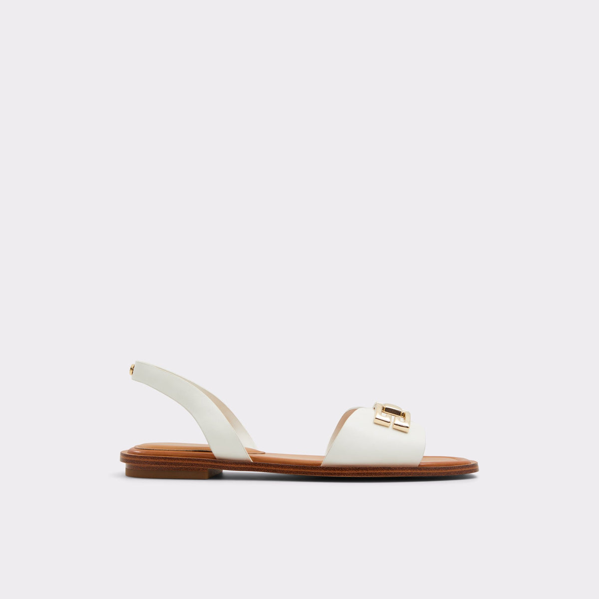Main View of White Agreinwan Flat sandal for Womens