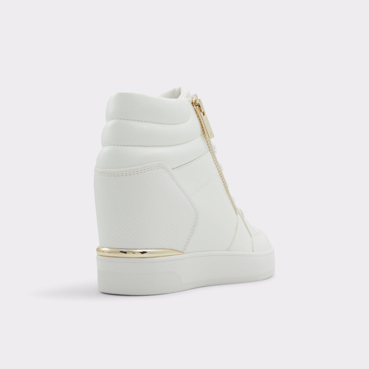 Angle de trois quarts de l'arrière de Blanc Ereliclya Sneaker
