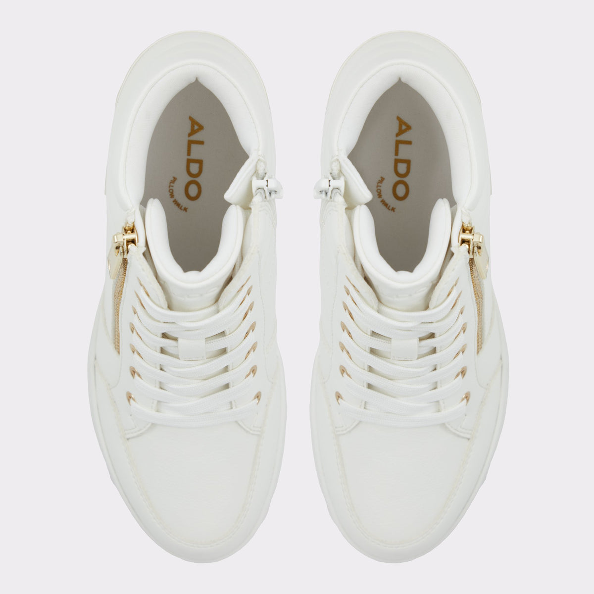 Vue de dessus de la Blanc Ereliclya Sneaker