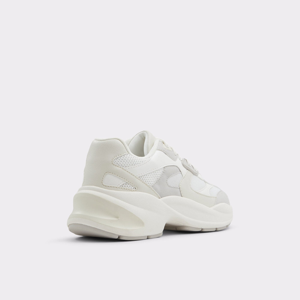 Three-quarter angle of Light Grey Mayana Jogger sole sneaker's back side