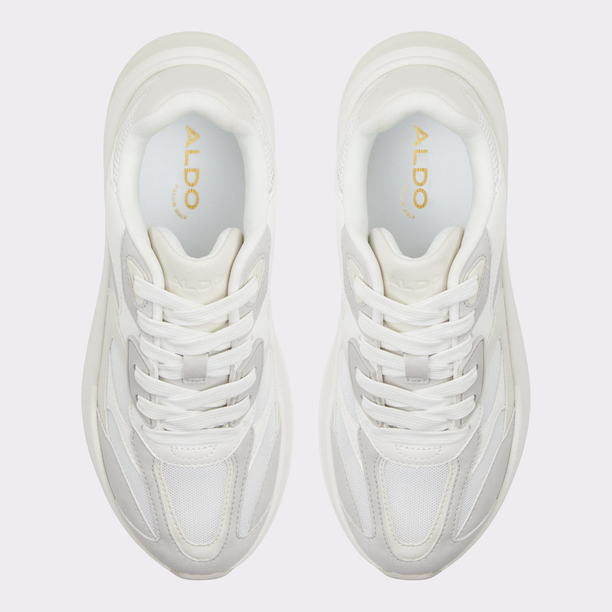 Top-down view of the Light Grey Mayana Jogger sole sneaker