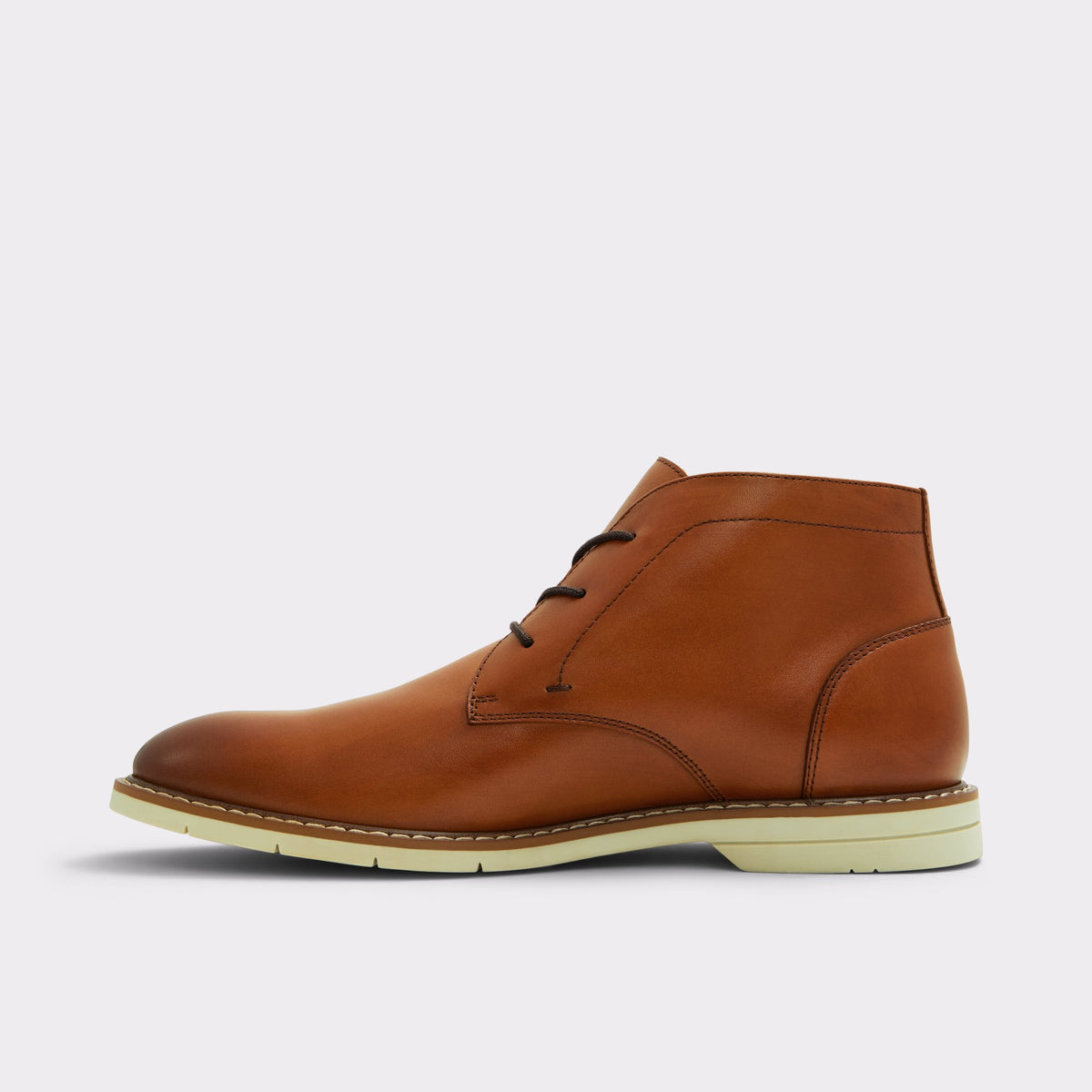 Side view of Cognac Brisbane Chukka boot