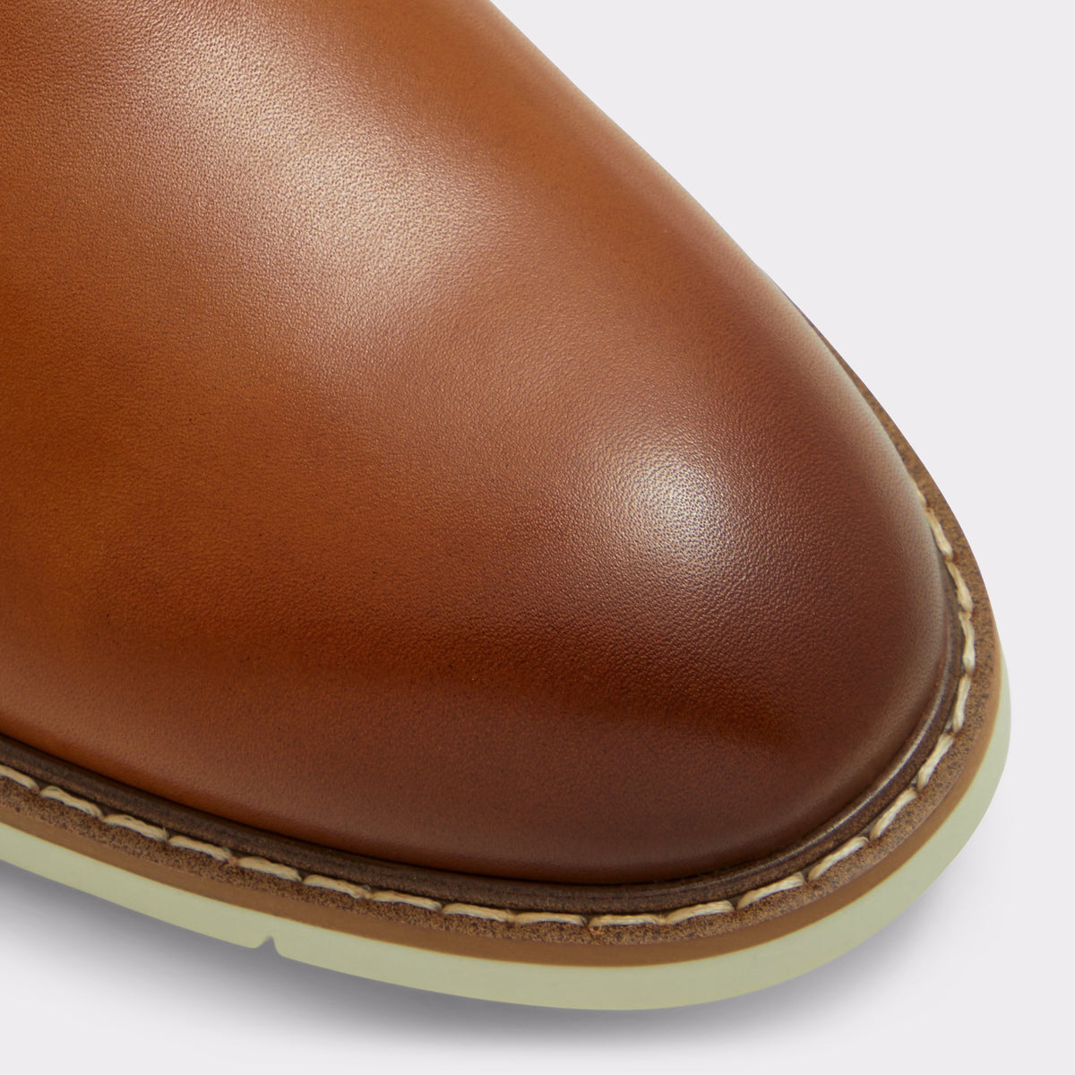 Close-up of the Cognac Brisbane Chukka boot