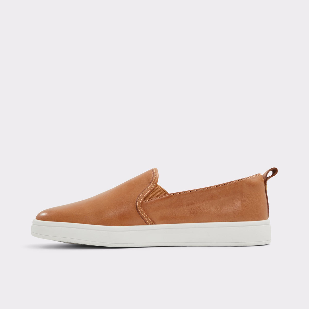 Side view of Dark Beige Roolly Low top sneaker