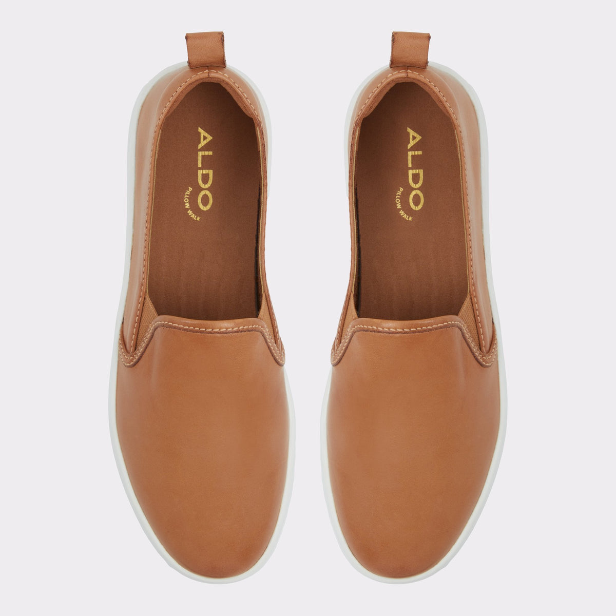 Top-down view of the Dark Beige Roolly Low top sneaker
