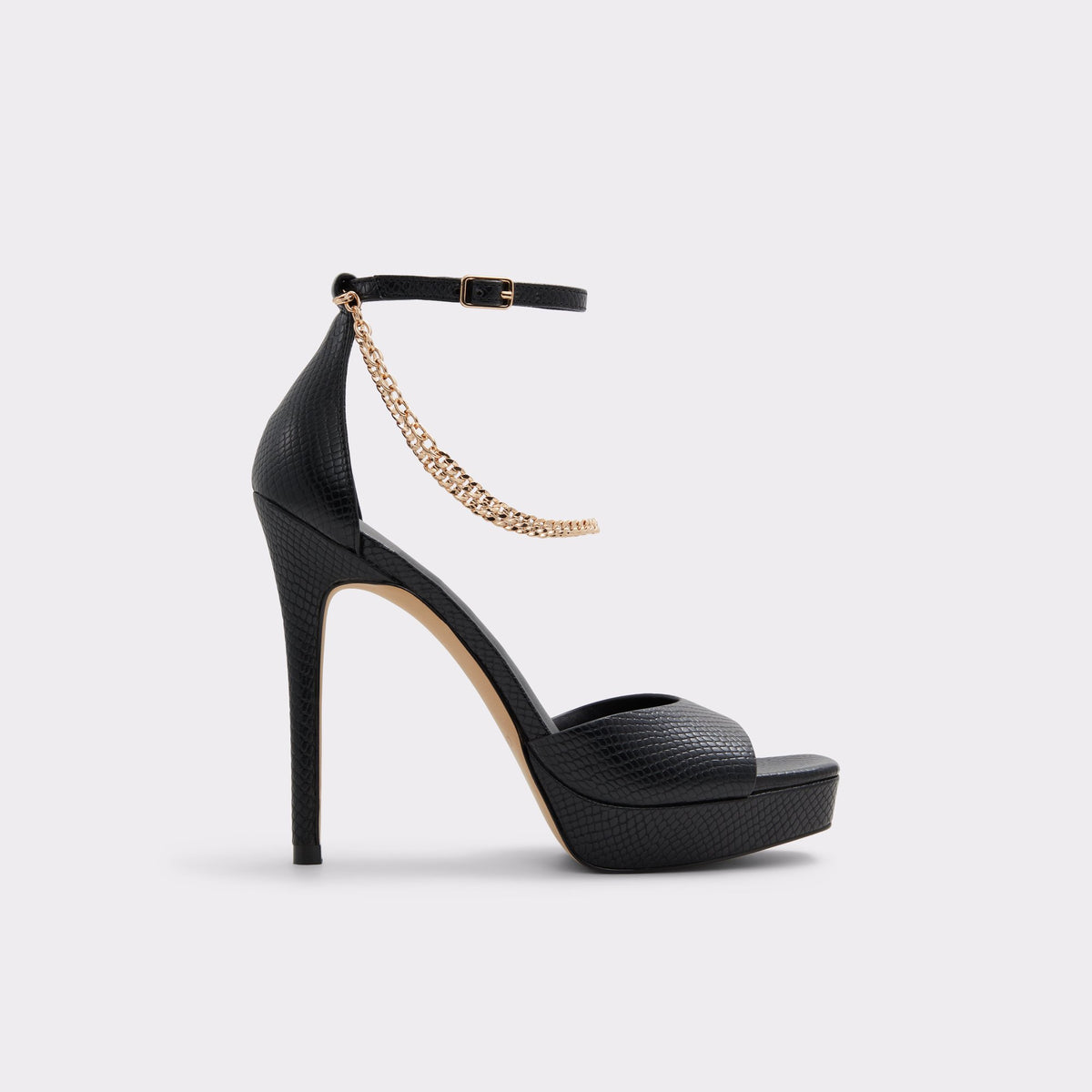 Main View of Other Black Prisilla Black strappy sandal for Womens