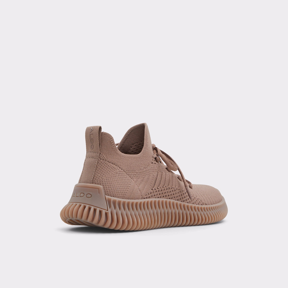 Three-quarter angle of Light Brown Gilga Jogger sole sneaker's back side