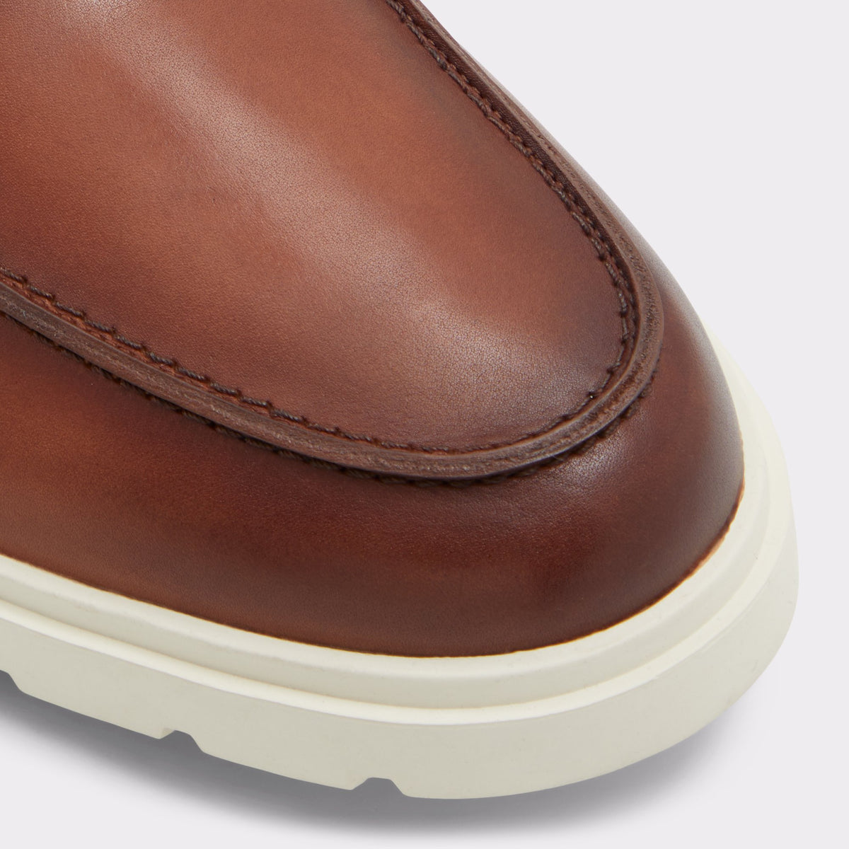 Close-up of the Light Brown Kays Boat shoe