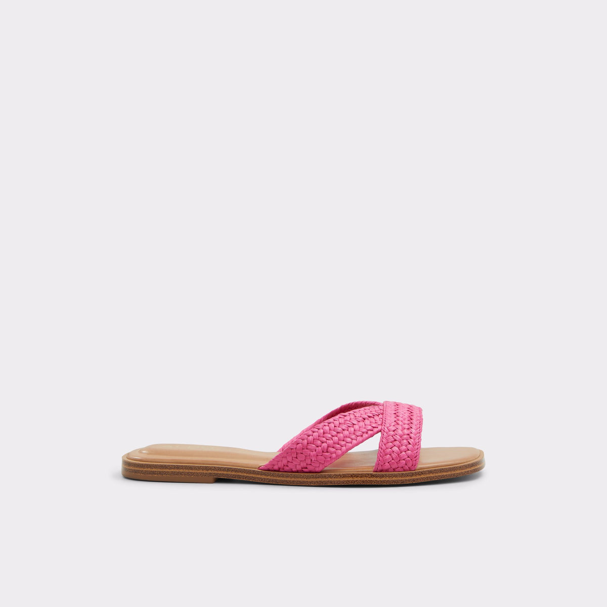 Main View of Bright Pink Caria Slide sandal for Womens