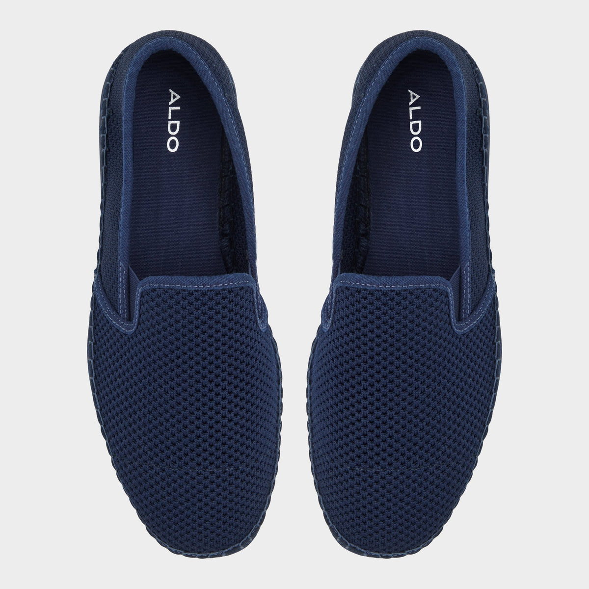 Vue de dessus de la Marine Johnney Espadrille