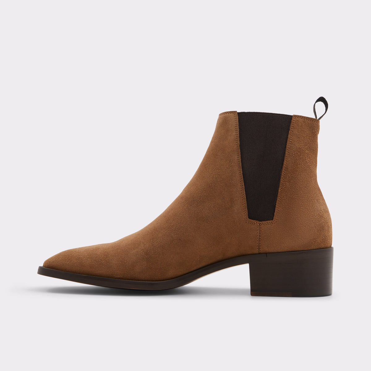 Side view of Light Brown Ruchstock Chelsea boot