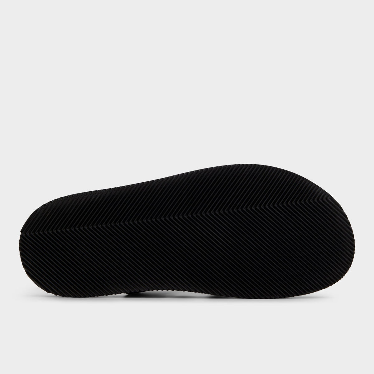 View of Black Fredo Flat sandals's sole