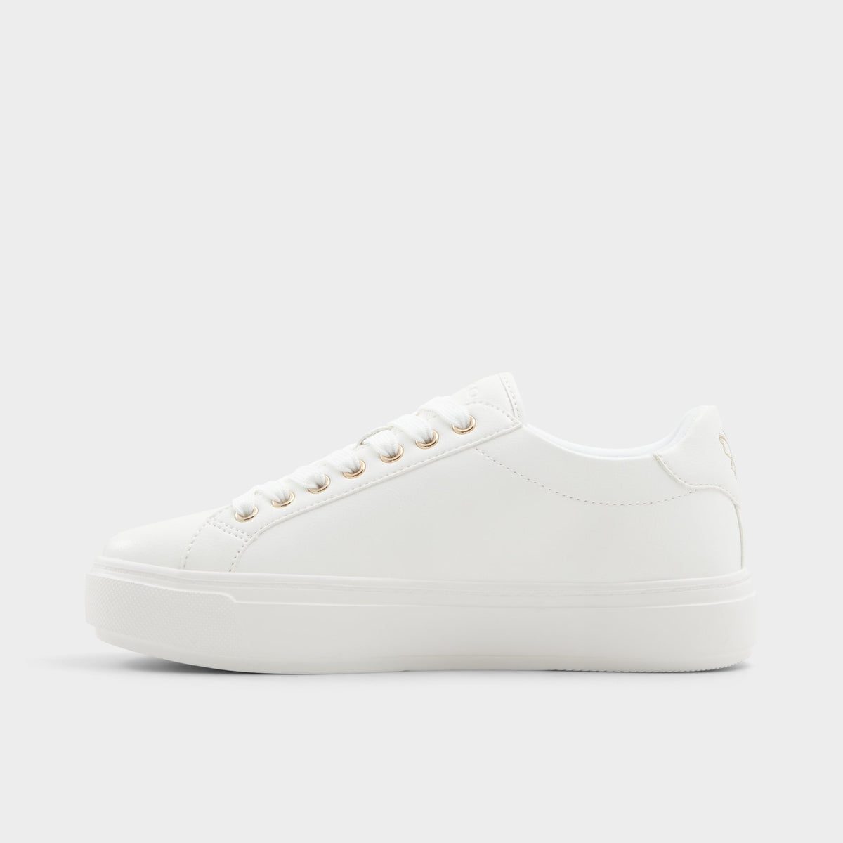 Vue latérale de Blanc Pearlwing Sneaker bas