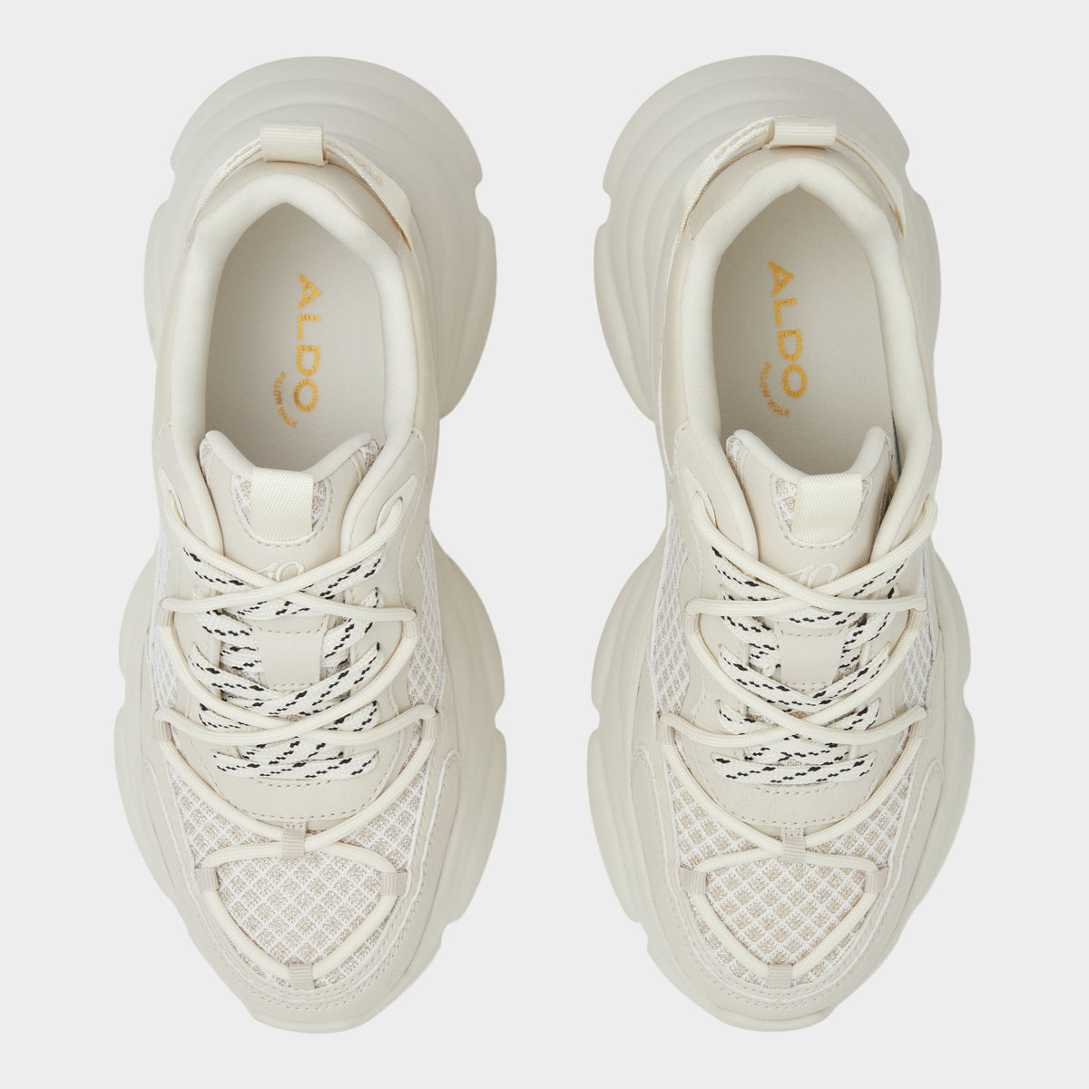 Top-down view of the Other White Andree Jogger sneaker