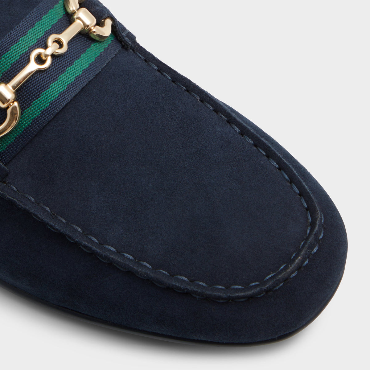 Close-up of the Navy Spanner Driving shoe