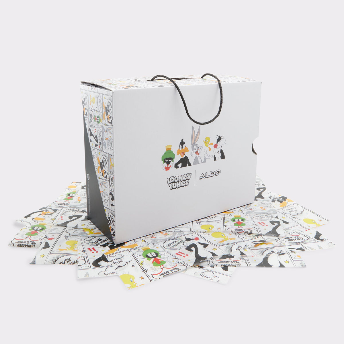 View of White Tweetyhightop Looney Tunesâ¢ x ALDO's sole