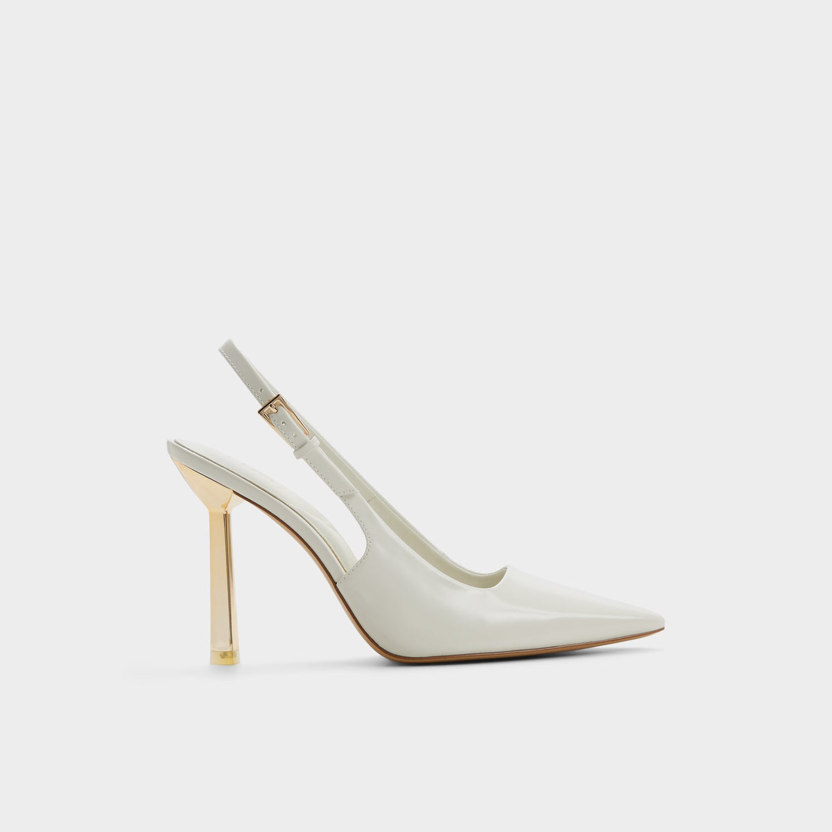 Main View of White/bone Marysa Slingback heel for Womens