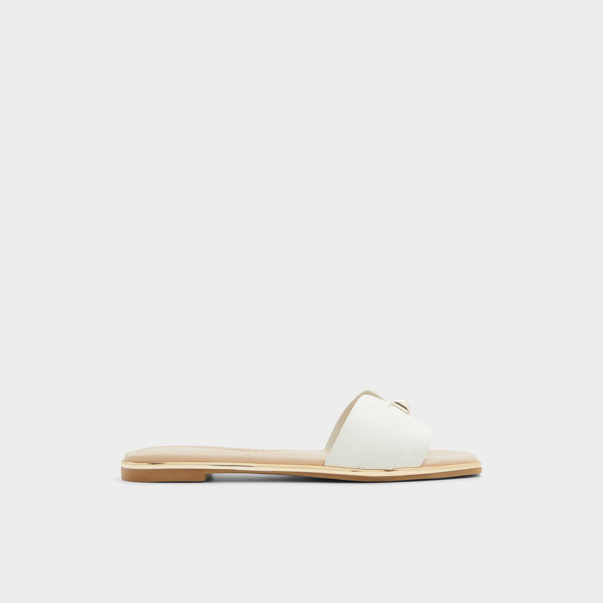 Main View of White/bone Darine Slide sandal for Womens