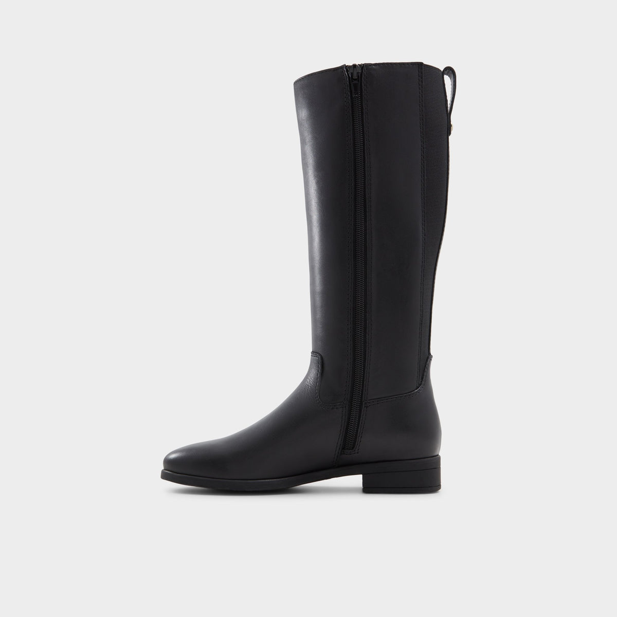 Side view of Black Wicoenitall Knee-high boot