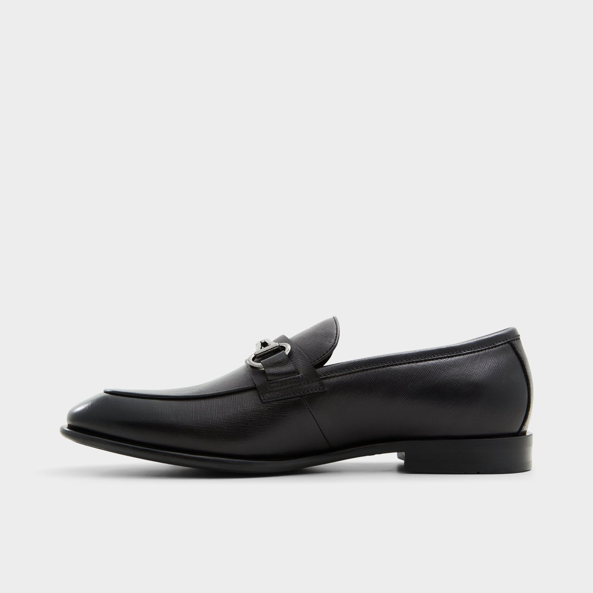 Side view of Black Walters Loafer