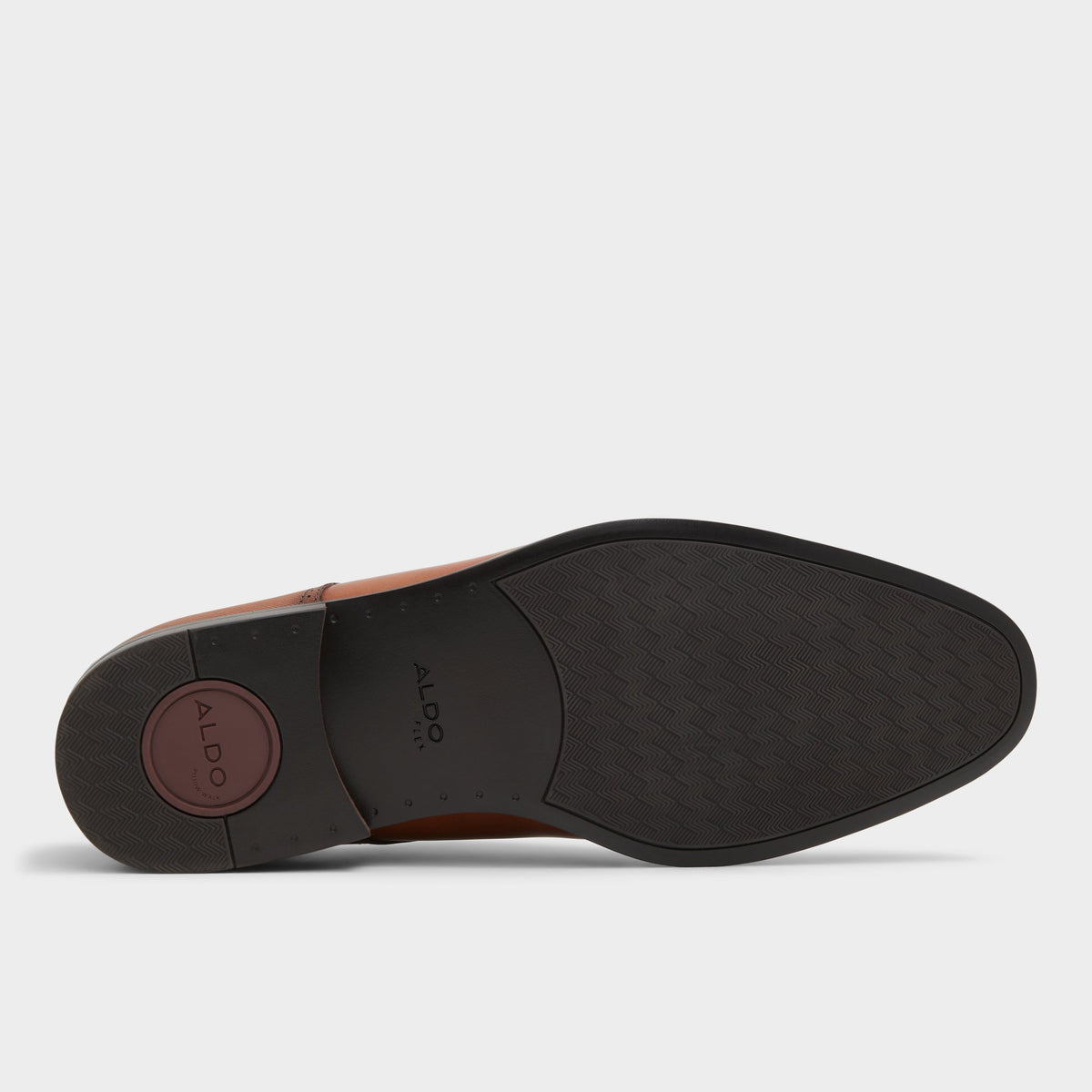 View of Cognac Amares Derby shoe's sole