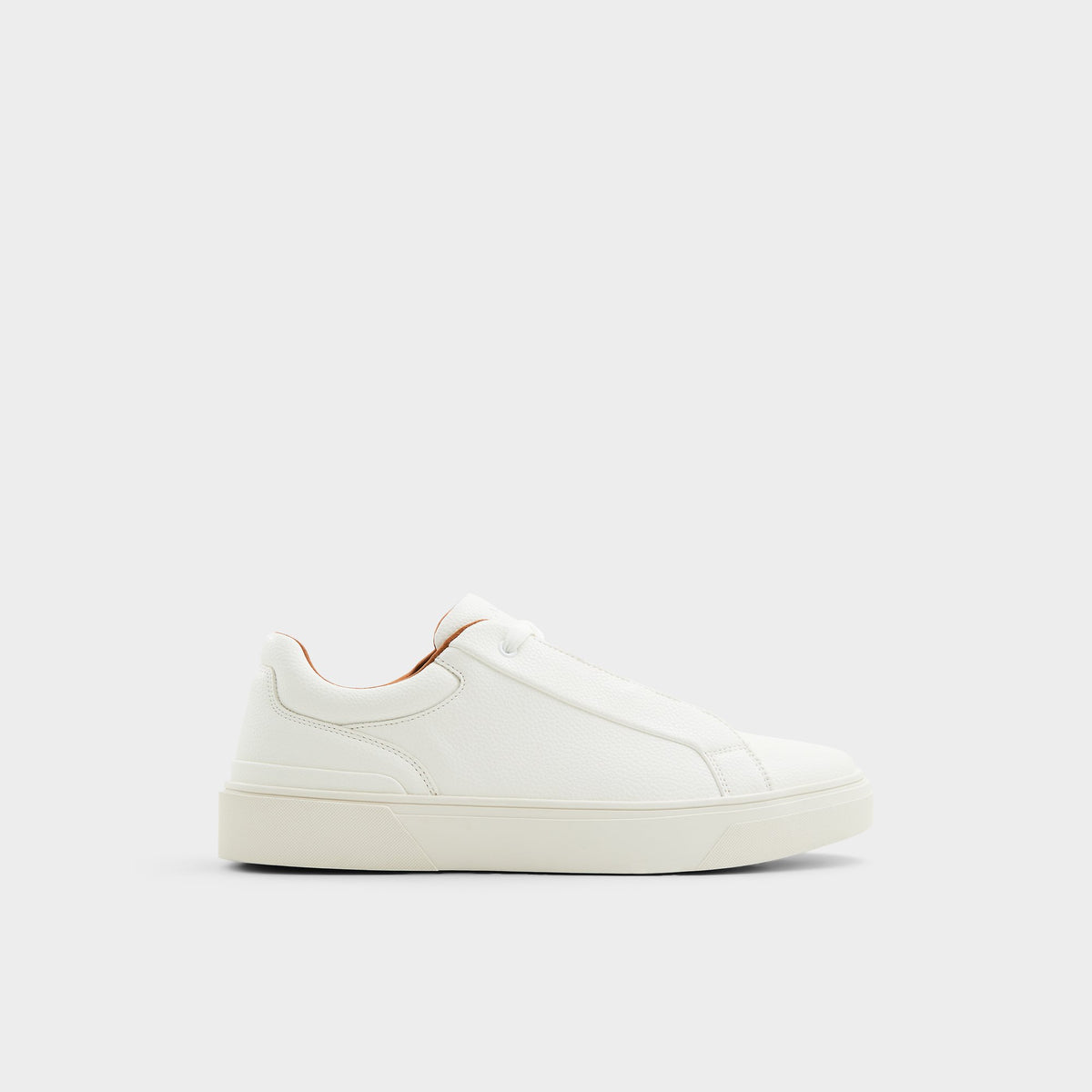Main View of White Luton Low top sneaker for Mens