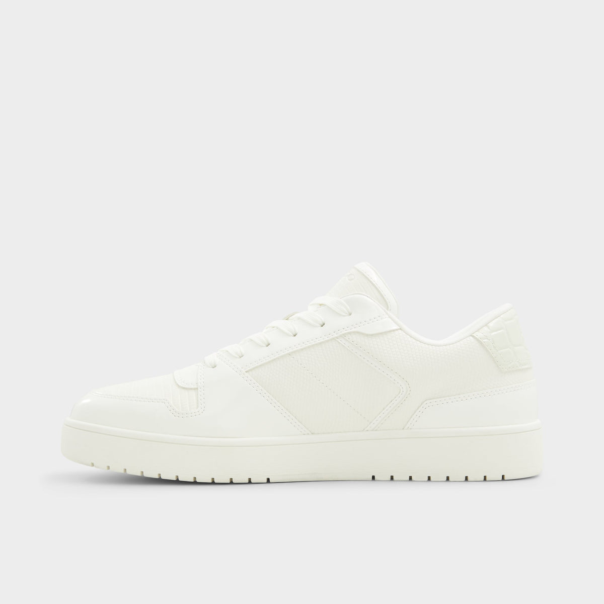 Side view of Other white Zethan Low top sneaker