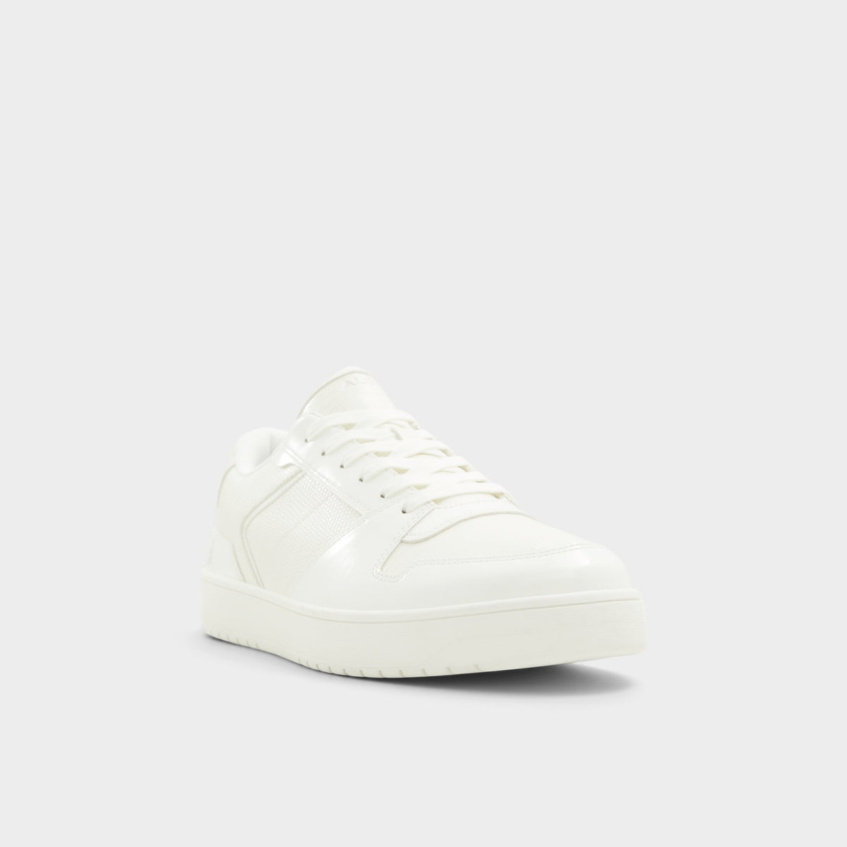 Three-quarter angle of Other white Zethan Low top sneaker's front side
