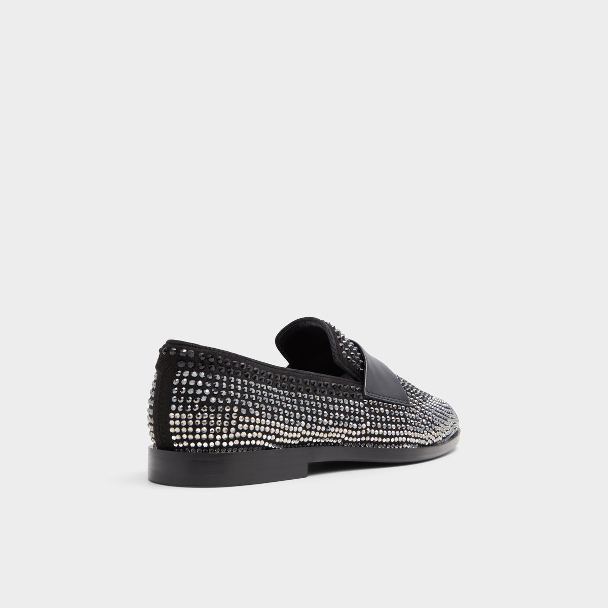 Three-quarter angle of Black Brantley_se Loafer's back side
