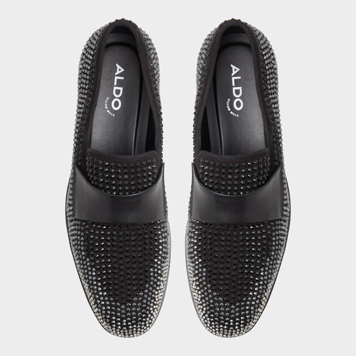 Top-down view of the Black Brantley_se Loafer