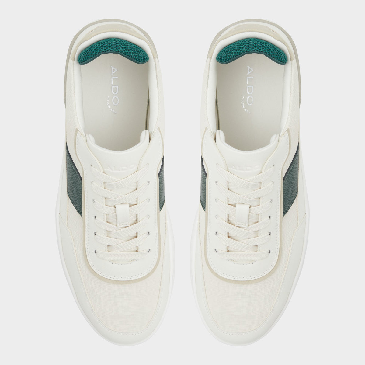 Top-down view of the Natural Creed Low top sneaker